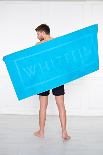 Whitefin Mint Beach Towel