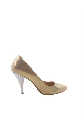 KARUMGESS Dore Altın Ince Topuklu Stiletto