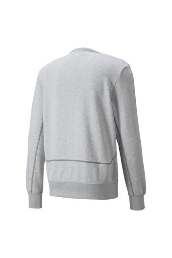 Puma Pivot Crew EMB Светло сива Хедър
