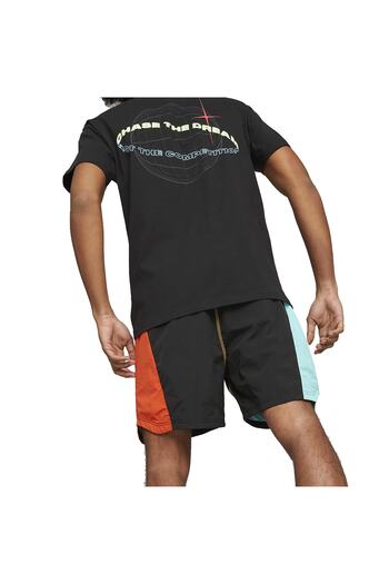 Puma Blocked Shot Erkek Siyah Basketbol Şort 53853401