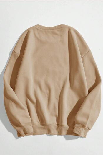 MODAGEN Φούτερ Unisex Mink Oversize Καφέ Μπρούκλιν με στάμπα