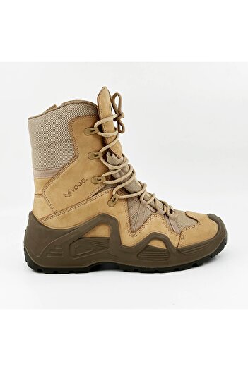 Vogel Unisex Bej Fermuarlı Outodor Askeri Bot M1491