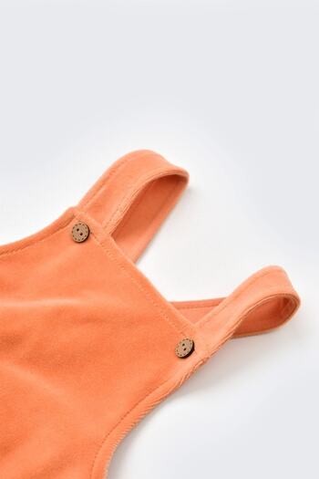 BabyCosy Organic Velvet Salopet Jumpsuit
