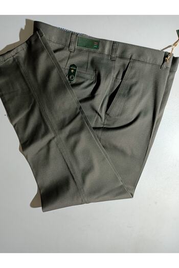 LAMPART Classic Plus Size Linen Trousers