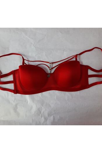 Le Jardin Le Jardın 7014 Underwire Stone Stripe Basic Cup 90 Red