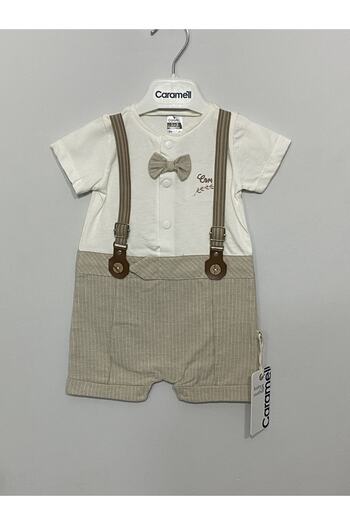 Caramell Bow Tie Summer Jumpsuit