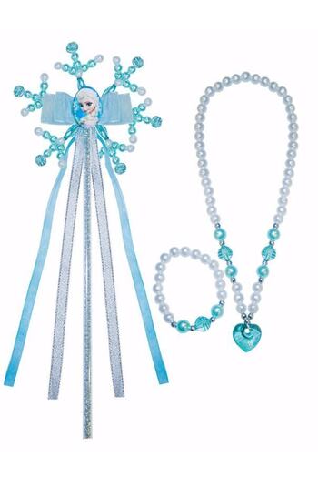 Frozen Elsa Asa Princess Necklace and Bracelet Set