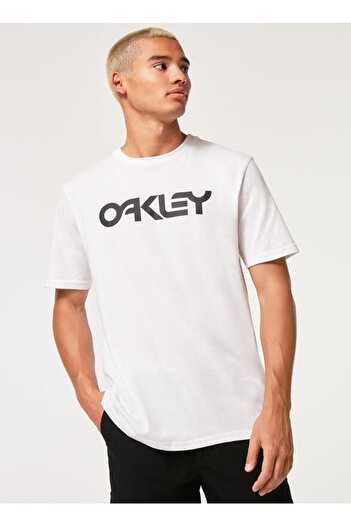 Oakley Ανδρικό T-shirt - Crew Neck, εμπριμέ λευκό και μαύρο, Foa 404011   Mark II Tee 2.0