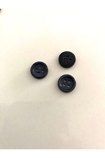 canan dizayn 11.5 mm Navy Blue Shirt Button (35 Pcs)
