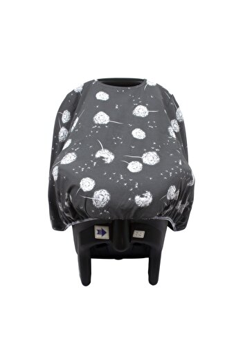 Sevi Bebe Unisex Baby Gray End Tip Pattern Baby Carrier Cover