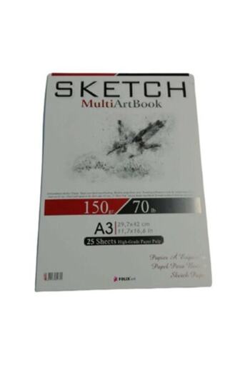 SKETCH BOOK Foil Sketch Multi Art 150 Gr.a3 25 Yp.defter