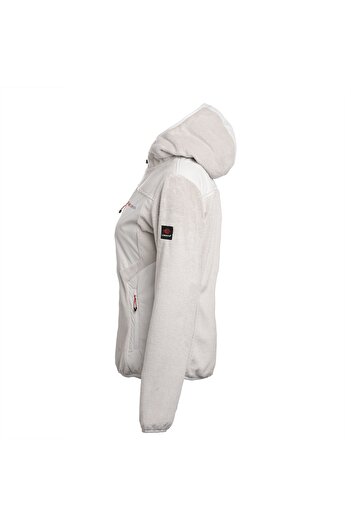 Cresta Kadın Ekru Outdoor Yumuşak Polarlı Ceket