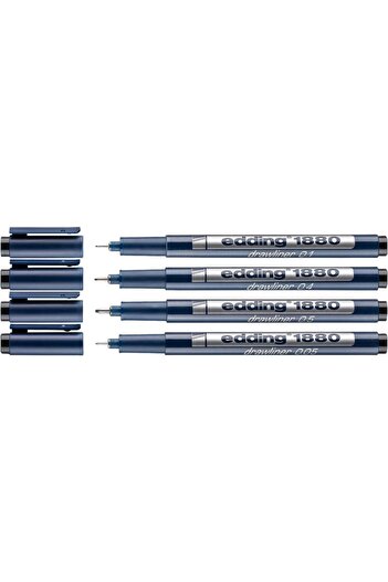 Edding 1880 Technical Drawing Pen Set of 41