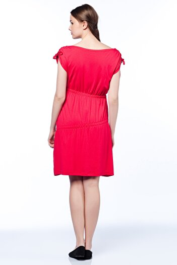 Motherway Red Maternity Dress Em217