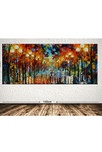 Tablo Center Dev Boyut Dekoratif Kanvas Tablo 60x140cm