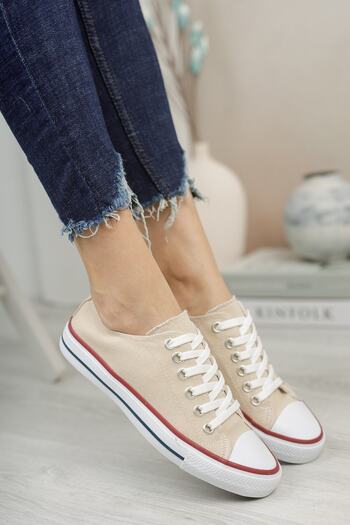 Riccon Beige Unisex Sneakers0012101