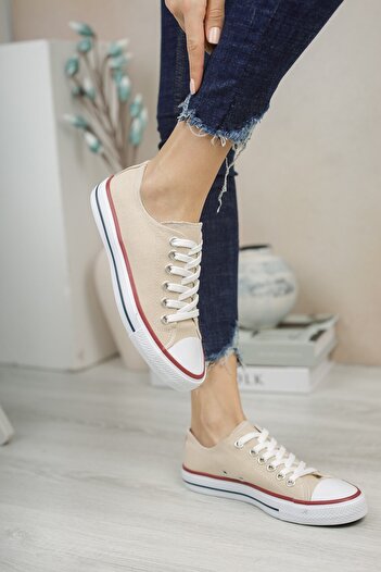 Riccon Bej Unisex Sneaker 0012101