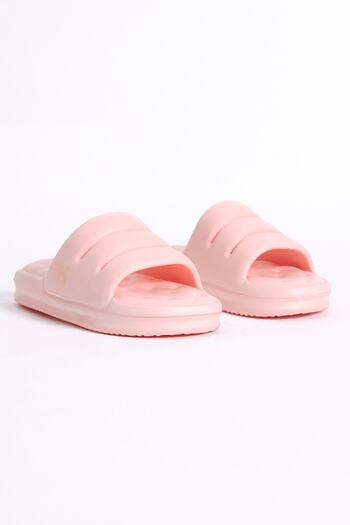 Tonny Black Women's Salmon Comfortable Slice Model Open Front Eva Slippers