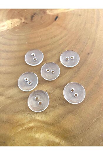 canan dizayn 15 Mm Transparent Duvet Cover Button (50 Pieces)