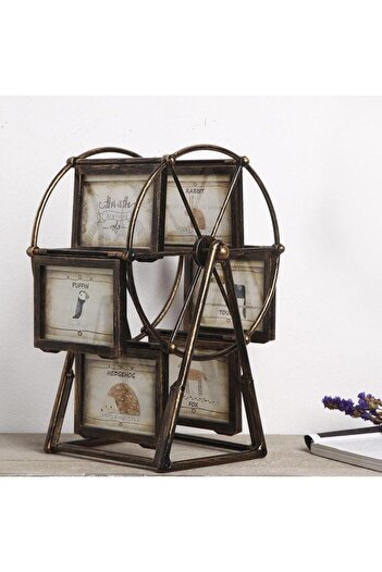 Lizpo Decor Unassembled Antique Ferris Wheel Frame Photo Album