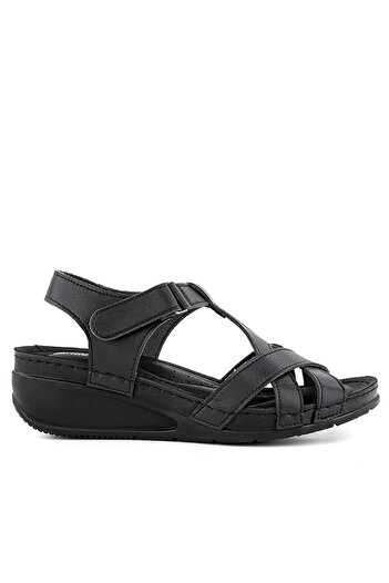 Muya Orthopedix Simbole Anatomical Wedge Heeled Soft Sole Women's Sandals 33209
