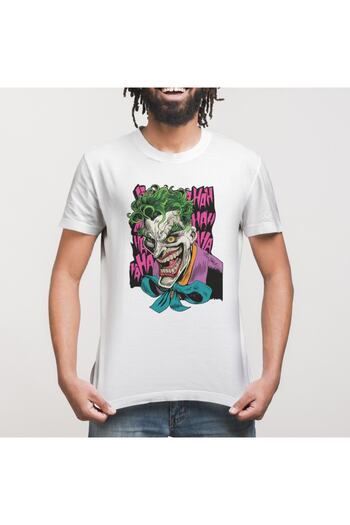 Built By Crazy Μπλουζάκι Joker Ha Ha Unisex