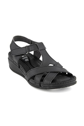 Muya Orthopedix Simbole Anatomical Wedge Heeled Soft Sole Women's Sandals 33209