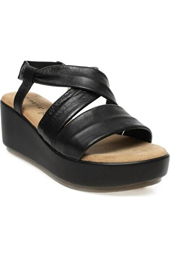 Muya Orthopedix Lili Anatomical Genuine Leather Wedge Heeled Women's Sandals 33263