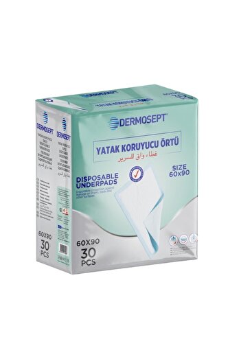 DERMOSEPT - Patient Diapers 60x90 - 30 Pieces