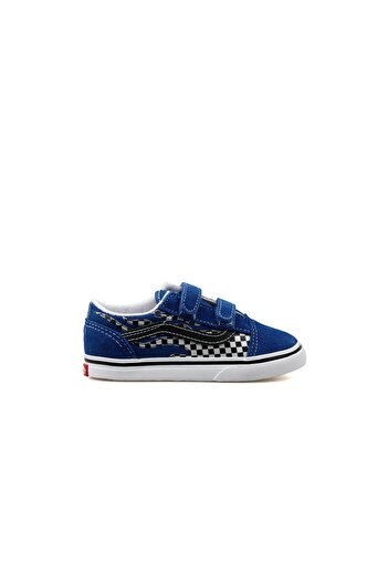 Vans Blue Td Old Skool V Baby Casual Shoes - Vn0a4vjj7wm1