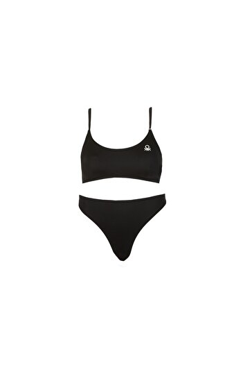 United Colors of Benetton Women's Bikini Suit Bnt-W25023 Black