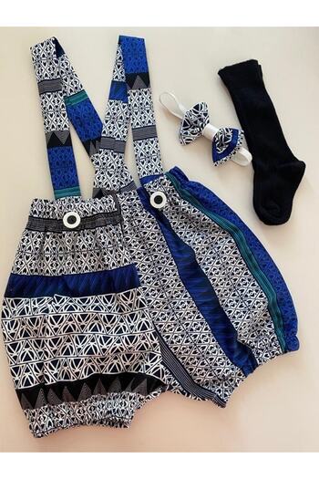 tubibebe Bohemian Salopet + Bow Tie + Socks