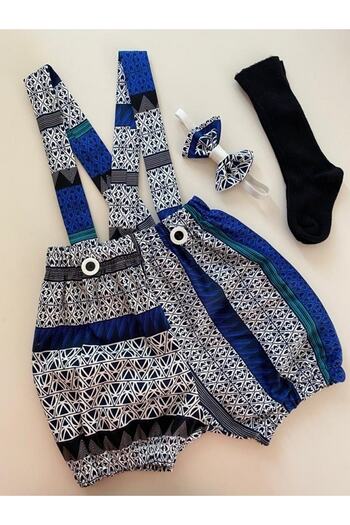 tubibebe Bohemian Salopet + Bow Tie + Socks