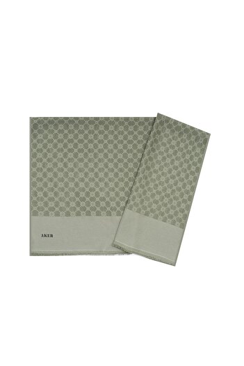Aker 75x190 εκ 1090100   Σάλι Elegance Monogram