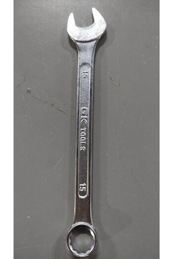 GK TOOLS 15 - 15 Mm Combined Key Star Open Mouth
