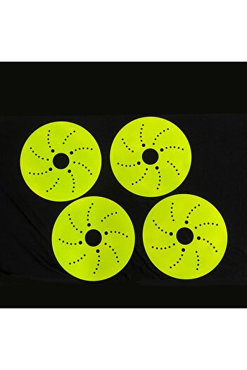 KARA AUTO 14"inç Florosan Sarı Kampana Sacı 4 Adet 1 Takım