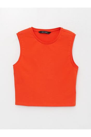 LC Waikiki Crew Neck Straight Crop női sportoló