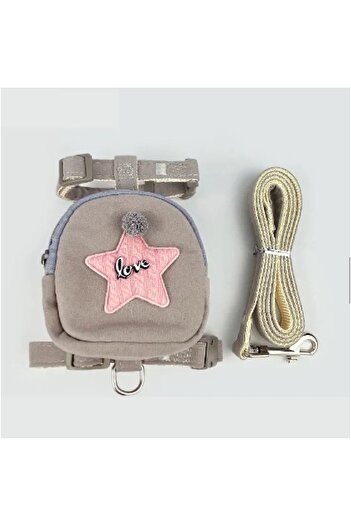 FloriaShopping Anti-Escape Cat Walking Leash with Bag and Small Breed Dog Walking Leash