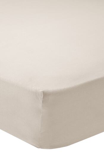 Puffy Naturalis Ranforce Single Elastic Sheet - Beige