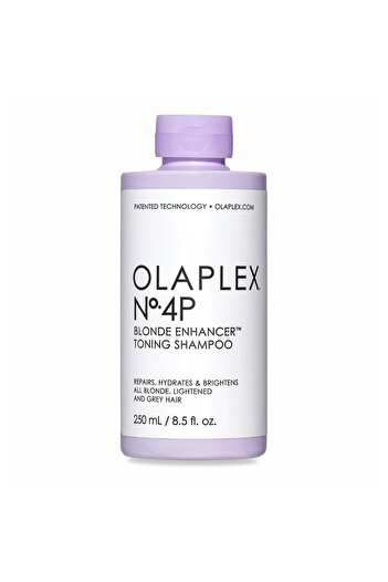 Olaplex رقم 4p - شامبو معزز للشعر الأشقر 250 مل - شامبو معزز باللون الأرجواني