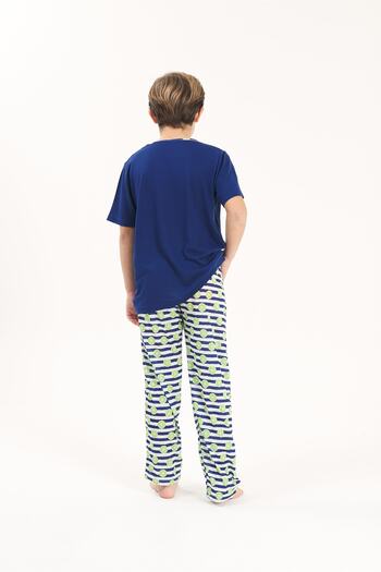 Yeni İnci Boy's Viscose 2-Piece Pajama Set