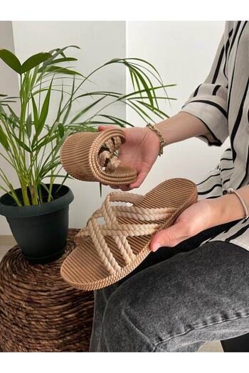Behtah Kundura Soft Flexible Airblow Bathroom Balcony Beach Street Slippers with Non-Slip Sole