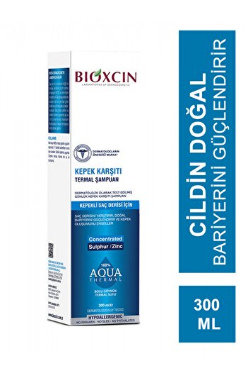 Bioxcin Aqua Thermal 300 ml Shampoo and Anti-Dandruff