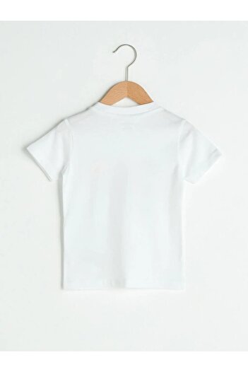 LC Waikiki Crew Neck Short Sleeve Printed Cotton Baby Boy T-Shirt