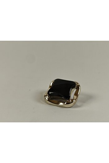 Kariyer Astar 2.2 Cm Footed Square Gold Button 10 Pieces Buttons