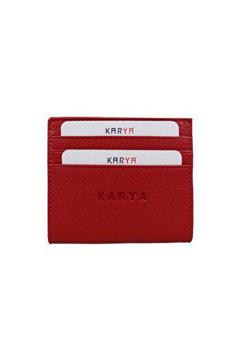 Karya Deri Unisex 100% Genuine Leather Card Holder Wallet 00200