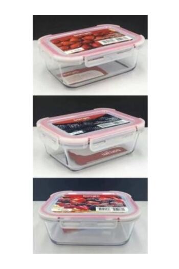 Perodia 3-Piece Pyrex Storage Container Oven Container Set 780 Cc- 1800 Cc- 3350 Cc