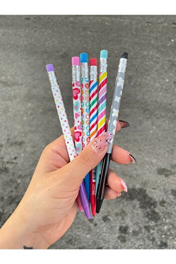 Planet Butik Pencil Look 0.7 Nib Versatil Pencil Set of 6
