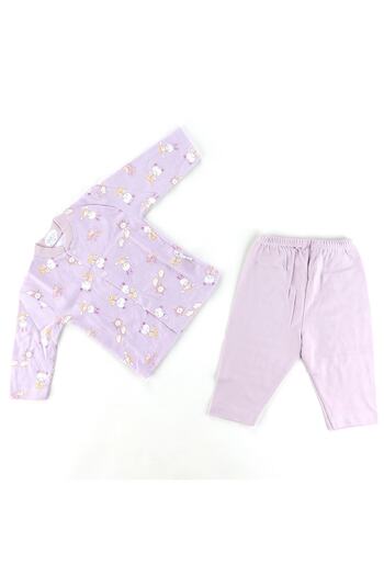 Sebi Bebe Bear Girl Printed Baby Pajama Set 2329