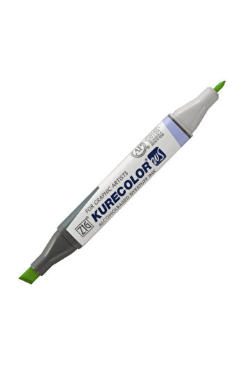 Zig Kurecolor Twin S Graphic Drawing Pen 124 Yellow Green